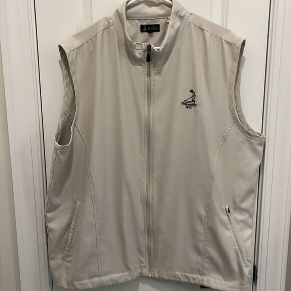 Stone Putterboy 1895 Pinehurst Golf Club Resort Wind Vest Jacket XL Lightweight - Picture 1 of 9